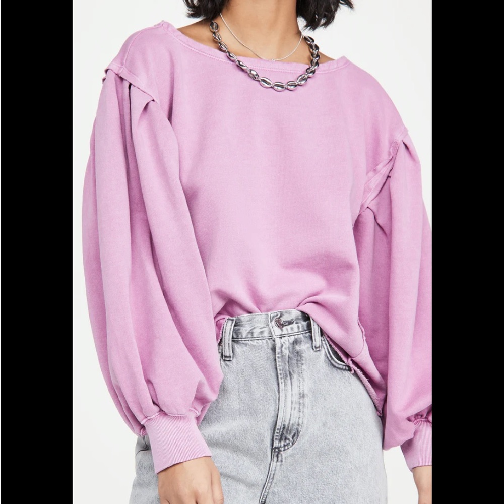 Free people we the free rosey pullover